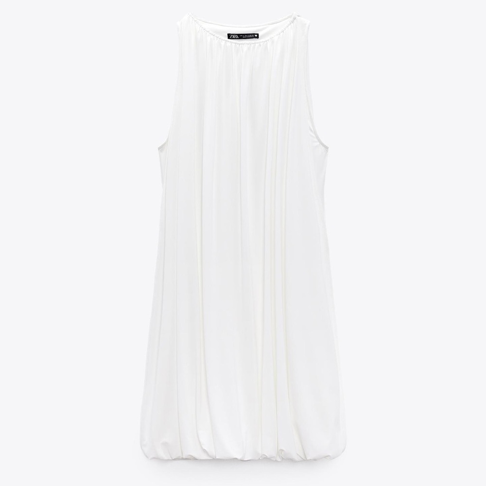 Zara Cream Balloon Dress